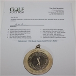Champion Hale Irwin's 1990 Buick Classic 10k Gold Winners Medal