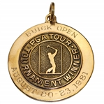 Champion Hale Irwins 1981 Buick Open 10k Gold Winners Medal