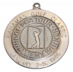 Champion Hale Irwins 1986 Bahamas Golf Classic Silver Winners Medal