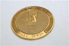 Hale Irwin's 1994 PGA Tour Player of the Month Medal - April