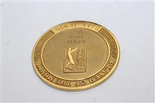 Hale Irwin's 1994 PGA Tour Player of the Month Medal - April