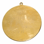 Champion Hale Irwin's 1975 Atlanta Golf Classic 14k Gold Winner's Medal