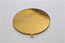 Champion Hale Irwin's 1975 Atlanta Golf Classic 14k Gold Winner's Medal