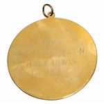 Champion Hale Irwin's 1975 Western Open 14k Gold Winners Medal