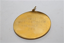 Champion Hale Irwin's 1975 Western Open 14k Gold Winners Medal