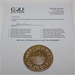 Hale Irwin's 1974 World Series of Golf 10k Gold Medallion