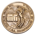Champion Hale Irwins 1978 PGA Championship of Australia Gold Winners Medal