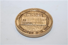 Champion Hale Irwin's 1978 PGA Championship of Australia Gold Winners Medal