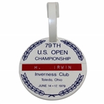 Champion Hale Irwins 1979 US Open at Inverness Club Contestant Bag Tag