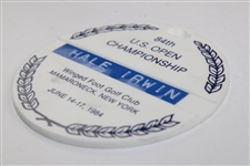 Hale Irwin's 1984 US Open at Winged Foot GC Contestant Bag Tag