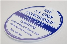 Hale Irwin's 1999 US Open at Pinehurst G&CC Contestant Bag Tag