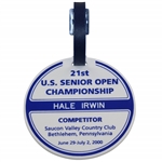 Champion Hale Irwins 2000 US Senior Open at Saucon Valley Contestant Bag Tag