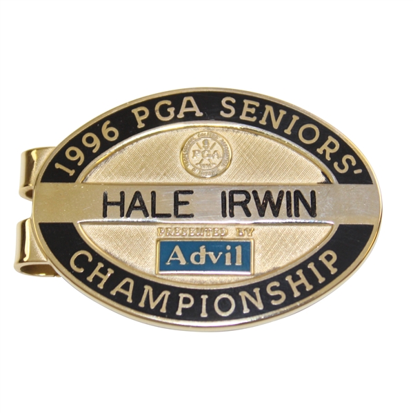Champion Hale Irwins 1996 PGA Seniors Championship Contestant Badge