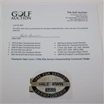 Champion Hale Irwin's 1996 PGA Seniors Championship Contestant Badge