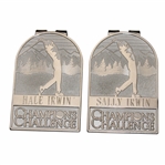 Hale Irwin & Wife Sally Irwins Undated Champions Challenge Money Clip/Badges