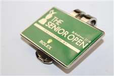 Hale Irwin's 2018 The Senior Open at St. Andrews Contestant Badge/Clip