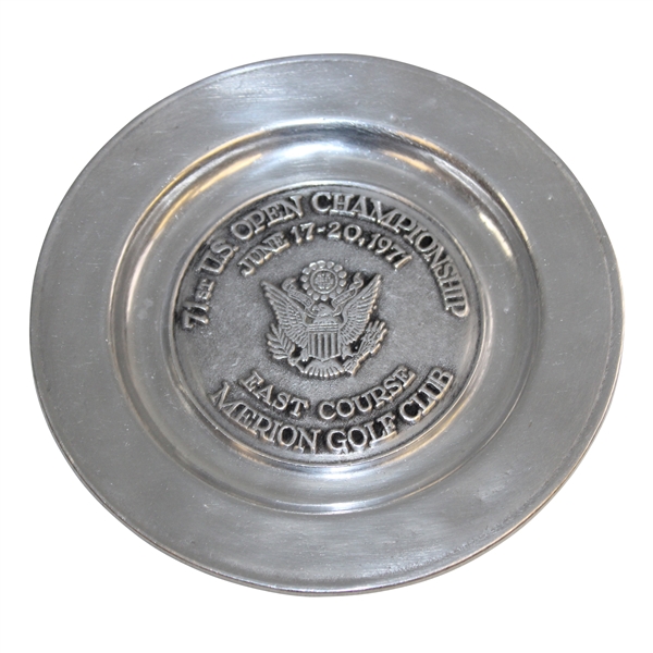Hale Irwins 1971 US Open at Merion Golf Club Pewter Tray