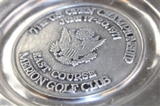 Hale Irwin's 1971 US Open at Merion Golf Club Pewter Tray