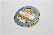 Hale Irwin's 1970 PGA Championship Circle Logo Lt Blue Badge