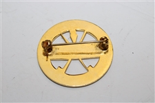 Hale Irwin's 1970 PGA Championship Circle Logo Lt Blue Badge