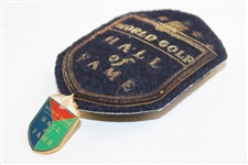 Hale Irwin's World Golf Hall of Fame Bullion Patch with Pin