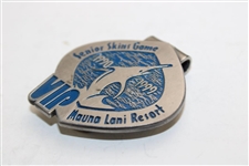Hale Irwin's 1990-1999 Senior Skins Game VIP Mauna Lani Resort Badge/Clip