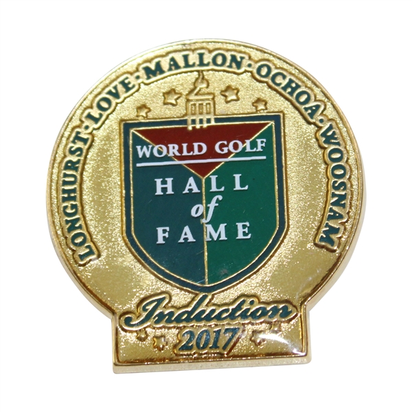 Hale Irwins 2017 World Golf Hall of Fame Induction Pin - Issued to Past Inductees