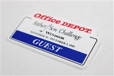 Hale Irwin's 1995 Office Depot Father/Son Challenge Windsor Guest Badge