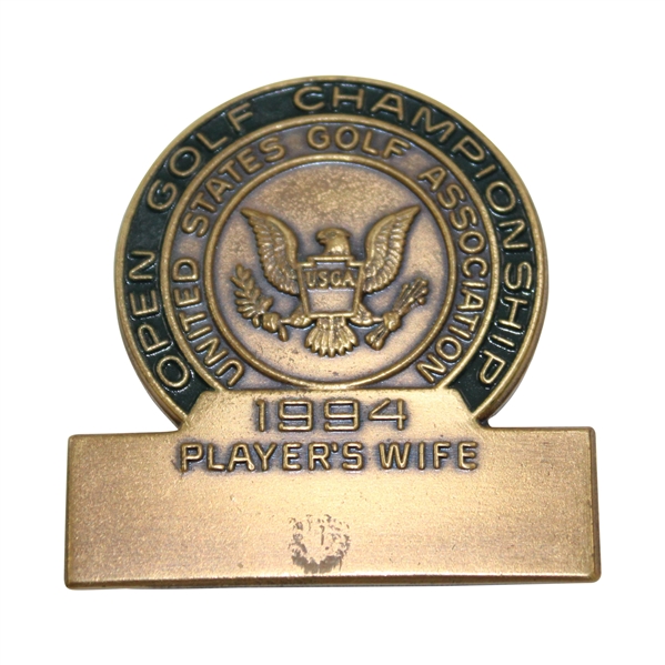 Sally Irwins 1994 US Open Championship Players Wife Badge