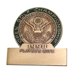 Sally Irwins 1998 US Open Championship Players Wife Badge