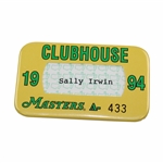 Sally Irwins 1994 Masters Tournament Clubhouse Badge #A-433