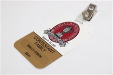 Sally Irwin's 1993 PGA Championship at Inverness Club Contestant Family Badge #0541