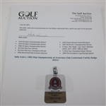 Sally Irwin's 1993 PGA Championship at Inverness Club Contestant Family Badge #0541