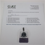 Sally Irwin's 1995 PGA Championship at Riviera Contestant Family Badge #0140