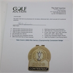 Hale Irwin's 2000 PGA Seniors Championship Contestant Badge