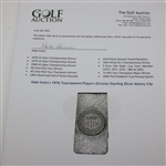 Hale Irwin's 1976 Tournament Players Division Sterling Silver Money Clip