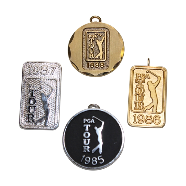 Hale Irwins 1985, 1986, 1987 & 1988 PGA Tour Pins