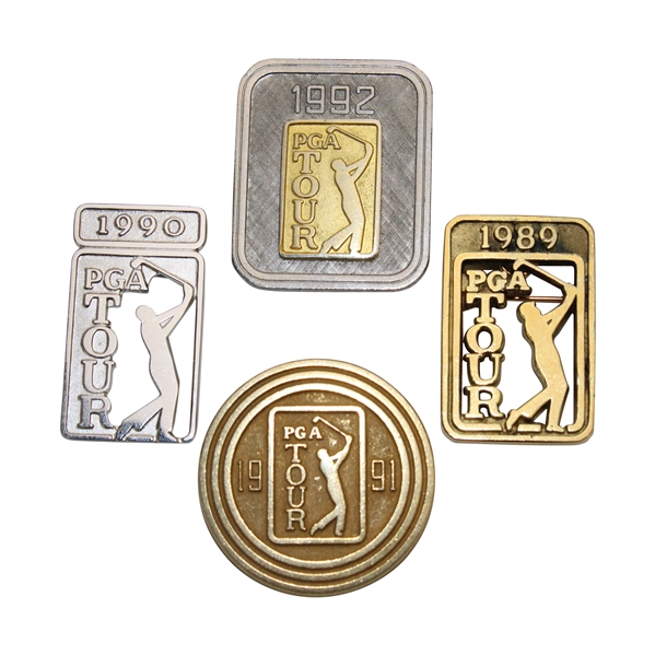 Hale Irwins 1989, 1990, 1991 & 1992 PGA Tour Pins