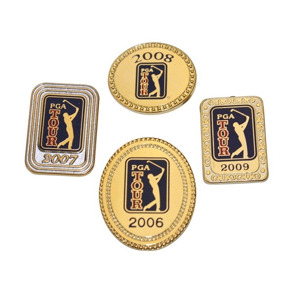 Hale Irwins 2006, 2007, 2008 & 2009 PGA Tour Pins