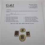 Hale Irwin's 2006, 2007, 2008 & 2009 PGA Tour Pins