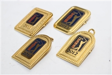 Hale Irwin's 2010, 2011, 2012 & 2013 PGA Tour Pins