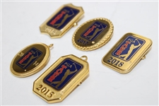 Hale Irwin's 2014, 2015, 2016, 2017 & 2018 PGA Tour Pins
