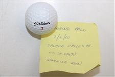 Hale Irwin's 2000 US Senior Open Championship Winning Golf Ball - USGA Scoring Record (-17)