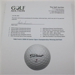 Hale Irwin's 2000 US Senior Open Championship Winning Golf Ball - USGA Scoring Record (-17)