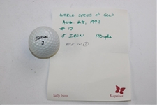 Hale Irwin's Hole-In-One Golf Ball from 1994 World Series of Golf