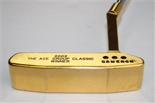 Hale Irwin's Scotty Cameron Gold Plated Putter for 2002 The Ace Group Classic Win
