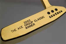 Hale Irwin's Scotty Cameron Gold Plated Putter for 2002 The Ace Group Classic Win