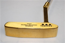 Hale Irwin's Scotty Cameron Gold Plated Putter for 2001 Siebel Classic Win