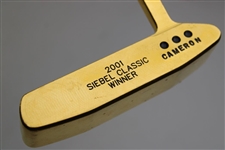 Hale Irwin's Scotty Cameron Gold Plated Putter for 2001 Siebel Classic Win
