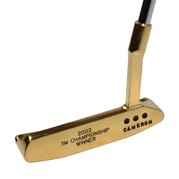 Hale Irwins Scotty Cameron Gold Plated Putter for 2002 3M Championship Win
